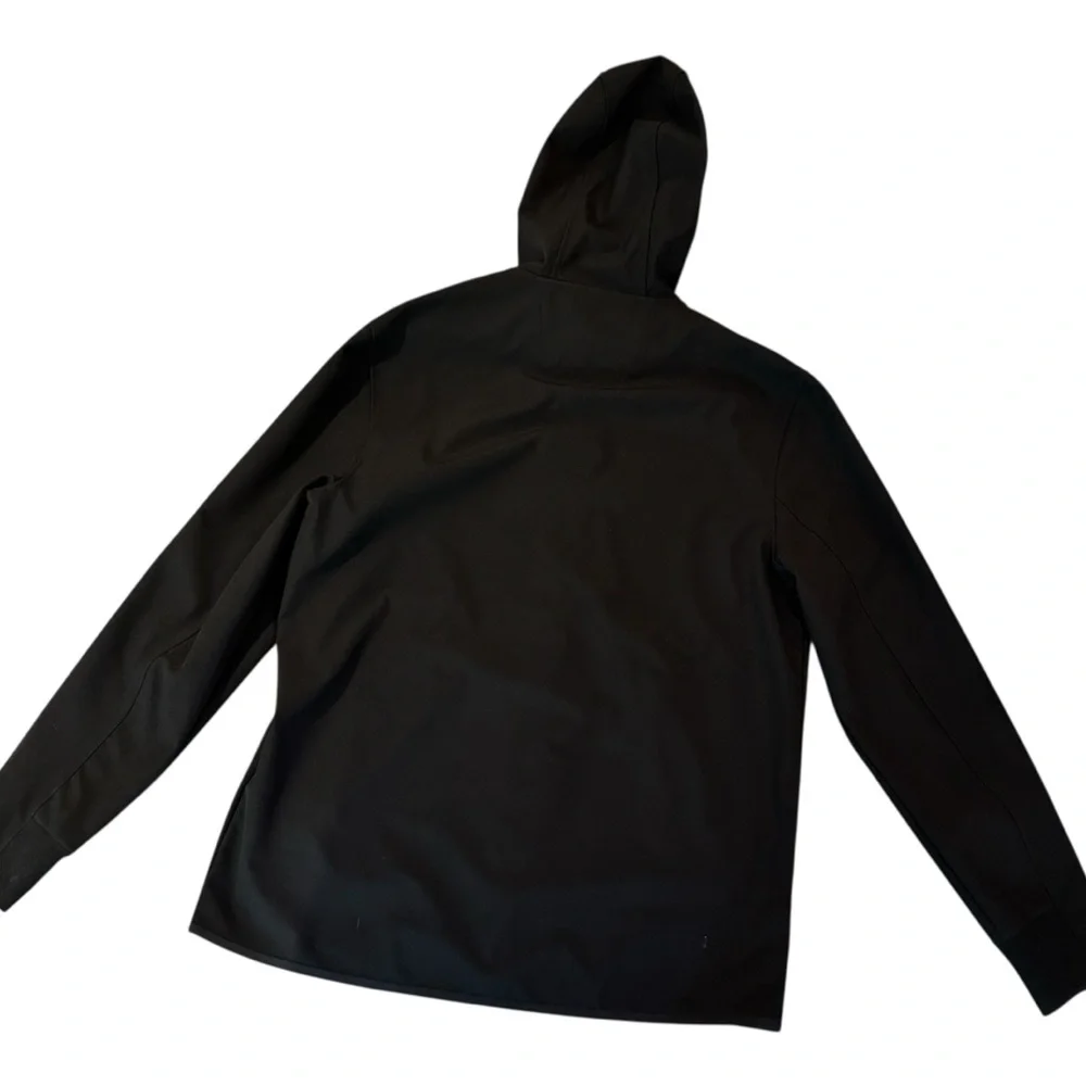 Banana Republic Classic Men's Black Zip Up Hooded Raincoat, Size M - Picture 3 of 11